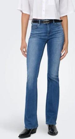 ONLY Bootcut-Jeans ONLBLUSH MID WAIST FLARED DNM BOX