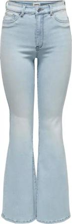 ONLY Bootcut-Jeans "ONLLUSH MW RETRO FLARED DNM" Materialmix, bootcut fit, Regular Waist, Retro-Fit