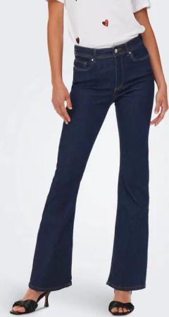 ONLY Bootcut-Jeans ONLWAUW LIFE HW FLARED RINSE DNM mit Stretch