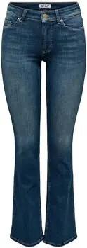 Only  Bootcuts 15353700 BLUSH MID FLARED-DARK BLUE DENIM