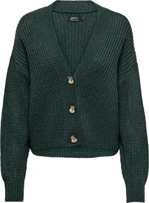 ONLY Cardigan ONLCAROLSPRING dunkelgrün | XL