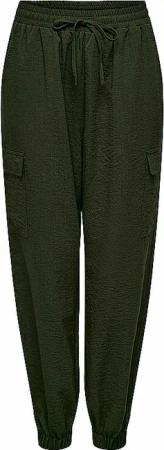 ONLY Cargohose ONLKATINKA  dunkelgrün | L
