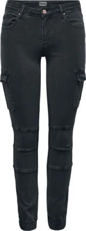 Only Cargohose - ONLMissouri Reg Ank Life Cargo - W26L32 bis W33L32 - für Damen - Größe W28L34 - schwarz
