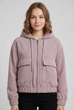 ONLY Cordjacke ONLSUVA CORDUROY PAD SHORT JACKET CC OTW Materialmix