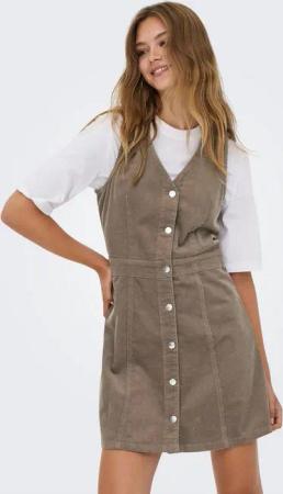 ONLY Cordkleid ONLMOXIE S/L BUT CORD DRESS CC PNT Baumwolle, regular fit