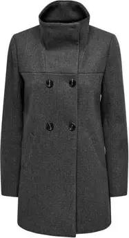 Only  Damenmantel 15358884 BLAKE-DARK GREY MELANGE