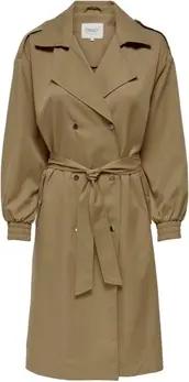 Only  Damenmantel Raincoat Sepia - Tigers Eye