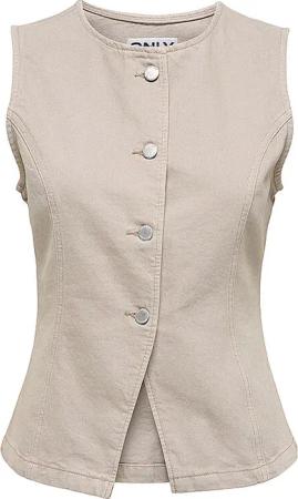 ONLY Gilet ONLEVERLY beige | M