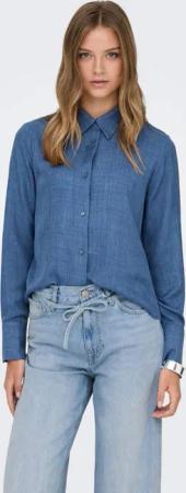 ONLY Hemdbluse ONLBETTY MELLI LS SHIRT WVN
