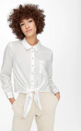 ONLY Hemdbluse ONLLECEY LS KNOT SHIRT NOOS WVN