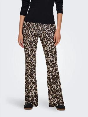 ONLY Highwaist Leggings ONLANNA RIB FLARED AOP LEGGING CS JRS