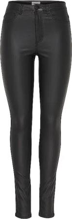 ONLY Hose in Lederoptik ONLROYAL schwarz | M/L30