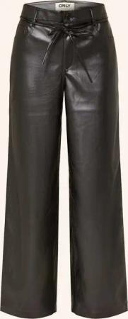 ONLY Hose in Lederoptik