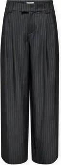 Only  Hosen Nisa Life Trousers - Dark Grey Melange