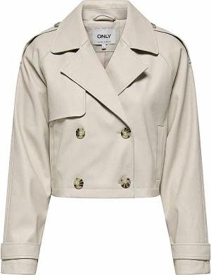 ONLY Jacke in Lederoptik ONLAMIA  beige | M