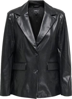 ONLY Jacke in Lederoptik ONLVERONA  schwarz | S