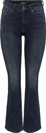 ONLY Jeans Flared Fit ONLBLUSH dunkelblau | L/L32