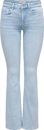 ONLY Jeans Flared Fit ONLBLUSH hellblau | M/L32