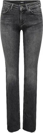 ONLY Jeans Flared Fit ONLBLUSH schwarz | L/L32