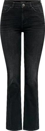 ONLY Jeans Flared Fit ONLBLUSH schwarz | S/L34