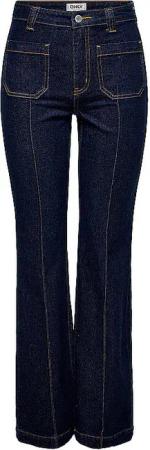 ONLY Jeans Flared Fit ONLEMILY  dunkelblau | 26/L32