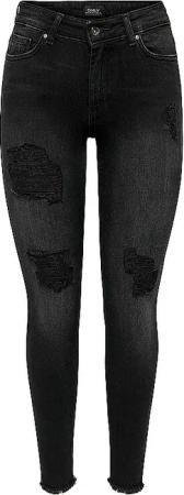 ONLY Jeans Skinny Fit 7/8 ONLBLUSH  schwarz | M/L30