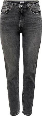 ONLY Jeans Straight Fit ONLEMILY  7/8 grau | 27/L32
