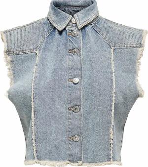 ONLY Jeansgilet ONLHOLLYWOOD hellblau | M