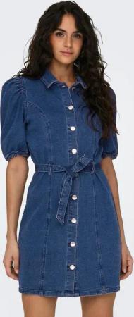 ONLY Jeanskleid ONLVIBBE SS BELT DNM DRESS NOOS