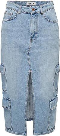 ONLY Jeansrock ONLPOSEY hellblau | M