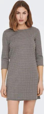 ONLY Jerseykleid ONLBRILLIANT 3/4 CHECK DRESS Sommerkleid