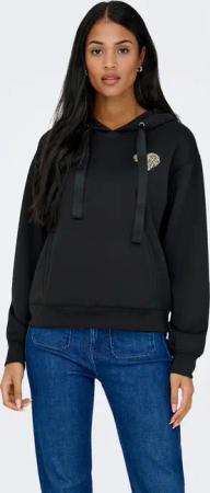 ONLY Kapuzensweatshirt "ONLALINA LIFE L/S PRINT HOOD SWT"