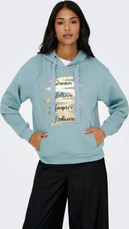 ONLY Kapuzensweatshirt ONLALINA LIFE L/S PRINT HOOD SWT