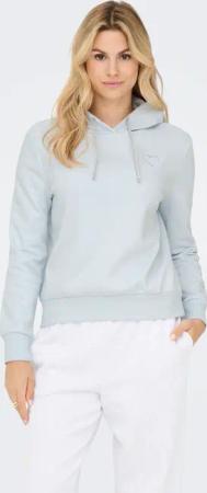 ONLY Kapuzensweatshirt "ONLNOLI L/S HEART HOOD SWT NOOS", Baumwollmischung, regular fit