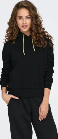 ONLY Kapuzensweatshirt "ONLNOLI L/S HEART HOOD SWT NOOS", Baumwollmischung, regular fit