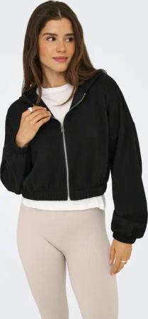 ONLY Kapuzensweatshirt "ONLSCARLETT LS ELASTIC ZIP HOOD SWT NOOS"