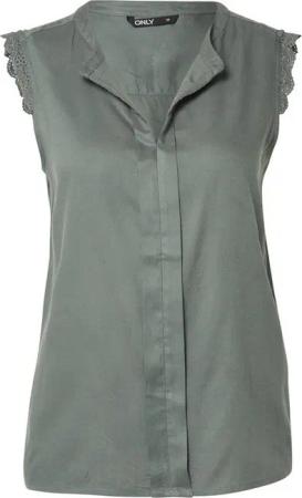 ONLY Kurzarmbluse ONLKimmi (1-tlg) Spitze