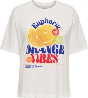 ONLY Kurzarmshirt "ONLBOLETTE LIFE S/S TOP BOX CC JRS" mit auffälligem Print