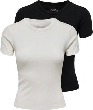 ONLY Kurzarmshirt "ONLEASY S/S TOP CS JRS 2 PACK" Packung, 2 Stk. Baumwollmischung, regular fit, Rundhals