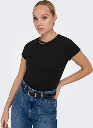ONLY Kurzarmshirt ONLELINA S/S O-NECK SHORT TOP JRS NOOS