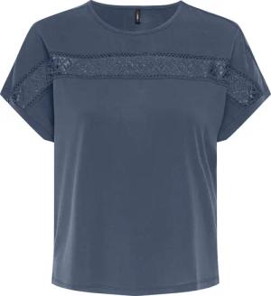 ONLY Kurzarmshirt "ONLFREE LIFE S/S LACE PANEL TOP JRS"