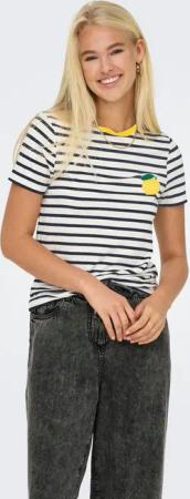 ONLY Kurzarmshirt ONLHEART LIFE S/S TEE JRS NOOS