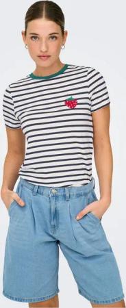 ONLY Kurzarmshirt ONLHEART LIFE S/S TEE JRS NOOS