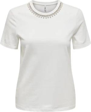 ONLY Kurzarmshirt ONLJOLLY LIFE S/S REG PEARL TOP JRS