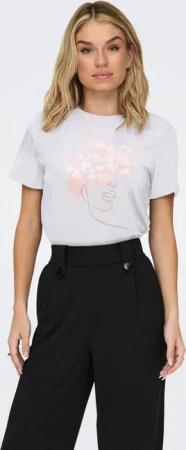 ONLY Kurzarmshirt ONLKITA LIFE REG S/S MIX TOP CS JRS EX. Baumwolle, regular fit