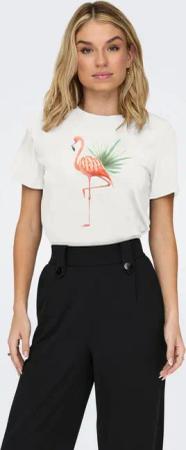 ONLY Kurzarmshirt ONLKITA LIFE REG S/S MIX TOP CS JRS EX. Baumwolle, regular fit