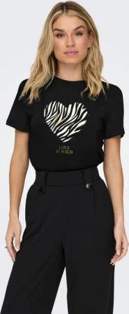 ONLY Kurzarmshirt ONLKITA LIFE REG S/S MIX TOP CS JRS EX. Baumwolle, regular fit