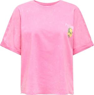 ONLY Kurzarmshirt "ONLMINNA LIFE S/S PRINT TOP CS JRS" mit Print auf der Vorder- und Rückseite