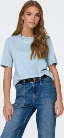 ONLY Kurzarmshirt ONLONLY S/S TEE JRS NOOS regular fit, casual, Single Jersey, Baumwolle, Rundhals