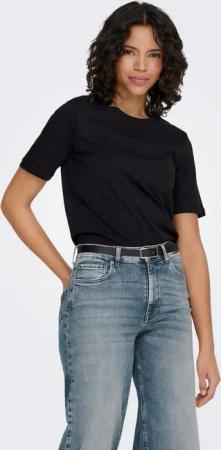 ONLY Kurzarmshirt ONLONLY S/S TEE JRS NOOS regular fit, casual, Single Jersey, Baumwolle, Rundhals